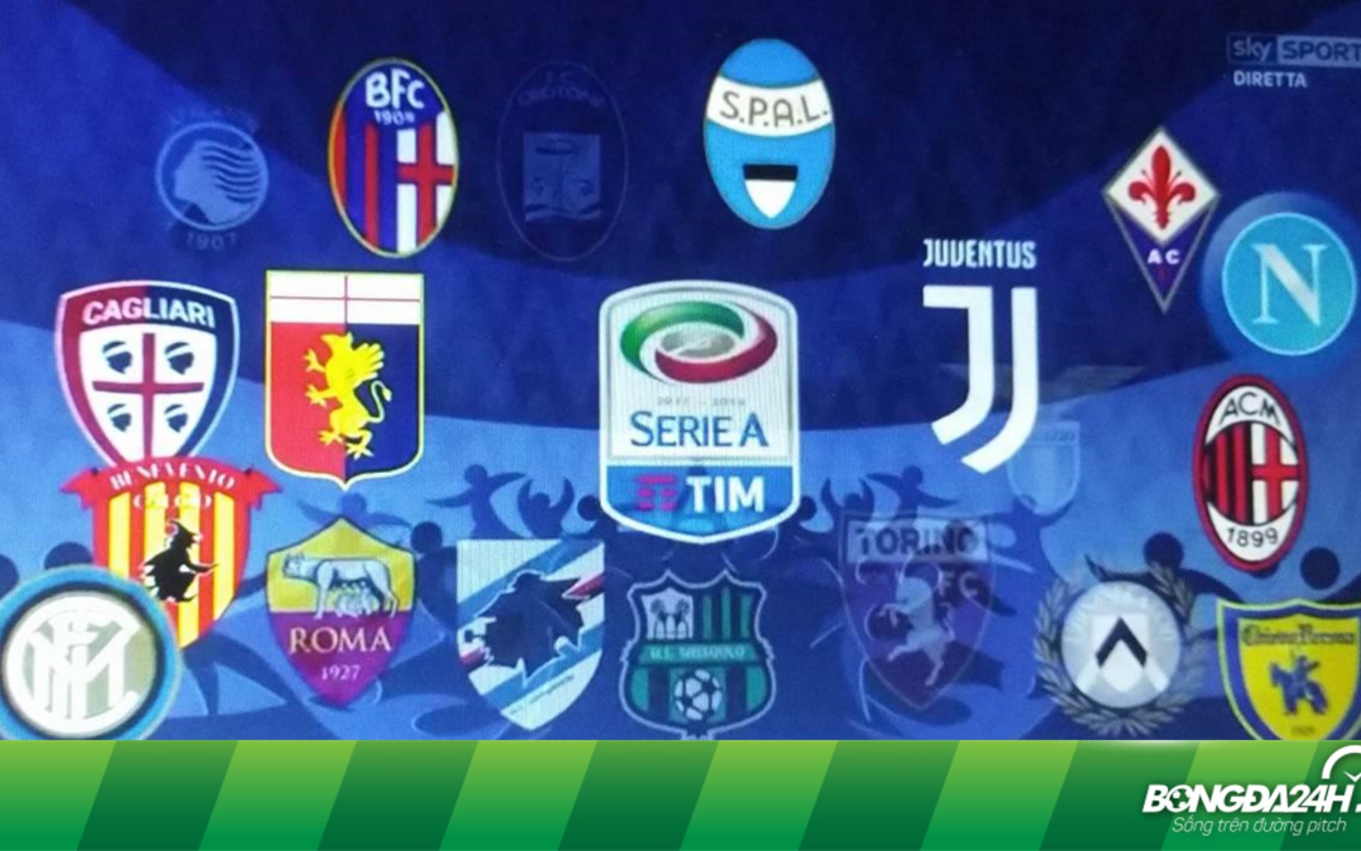 Bảng xếp hạng bóng đá Ý- Hiện tại Serie A